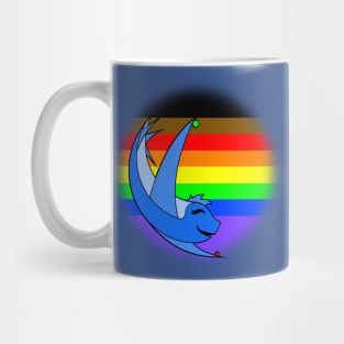 Rainbow Plane Mug